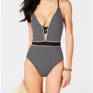 NWT Nanette Lepore Femme Dot Goddess One-Piece Swimsuit